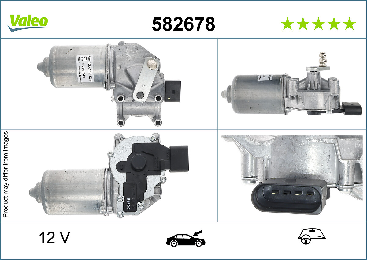 WIPER MOTOR FRONT SKODA FABIA LHD